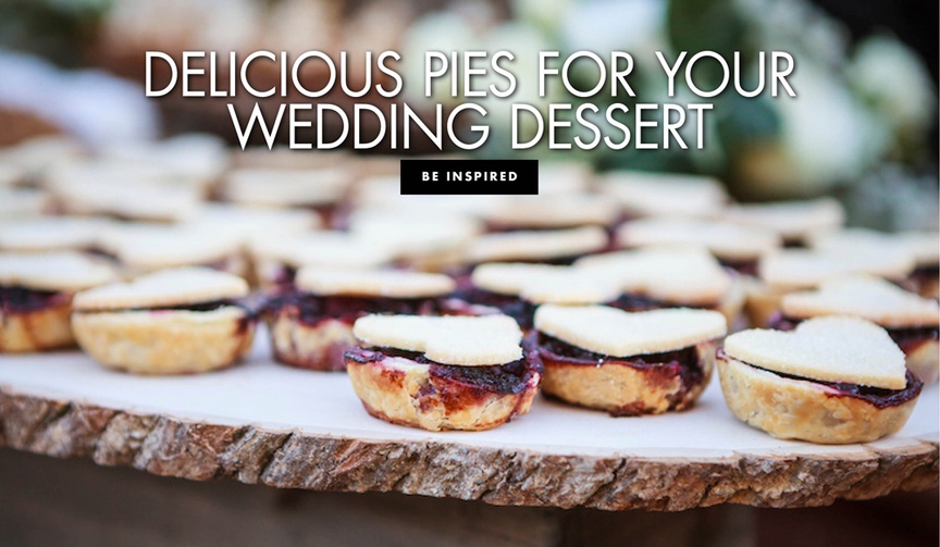 Happy Pi Day! Be Inspired to Include Pies in Your Wedding
Article: Happy Pi Day! Be Inspired to Include Pies in Your Wedding
Photography: Mischa Photography
Read More:
http://www.insideweddings.com/news/planning-design/happy-pi-day-be-inspired-to-include-pies-in-your-wedding/4727/ 10 pies to add to your reception dessert table.