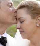 Sun Valley Bride %26 Groom
Photography: Ray J. Gadd of Steve Smith Wedding Photography
Read More:
http://www.insideweddings.com/weddings/sophisticated-pink-celebration-in-sun-valley-idaho/462/ Groom kisses bride's forehead on wedding day