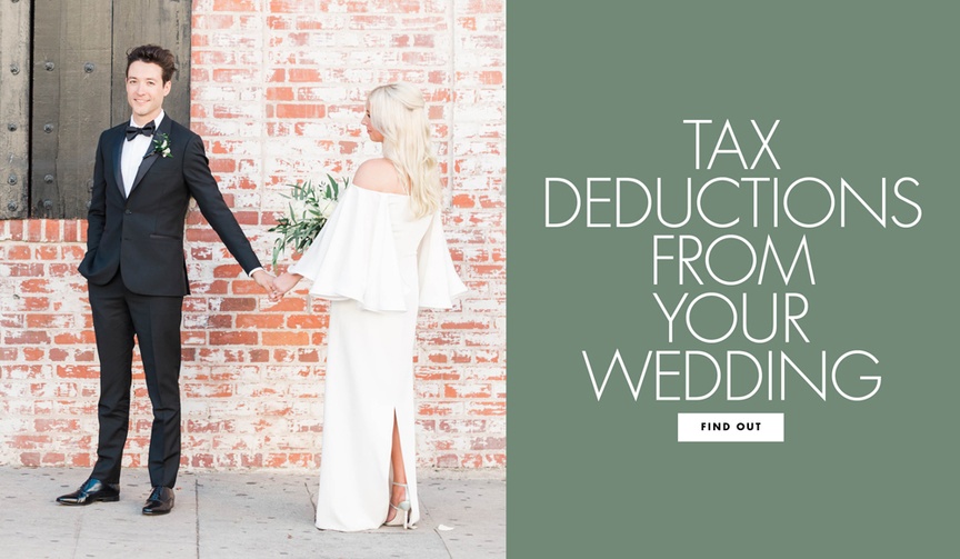 Tax Deductions for Your Wedding
Article: Find Out What Tax Write-Offs You Could Get from Your Wedding
Photography: Valorie Darling Photography
Read More:
http://www.insideweddings.com/news/planning-design/find-out-what-tax-write-offs-you-could-get-from-your-wedding/4342/ Find out what tax deductions you can get from your wedding