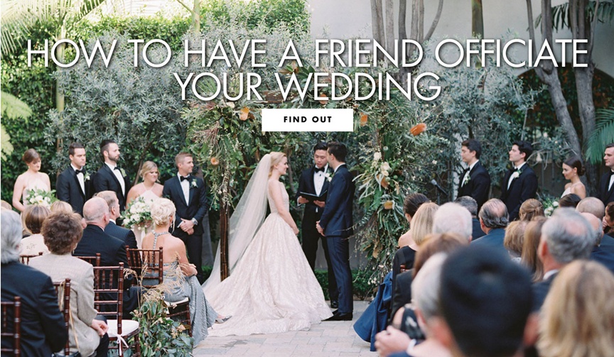 What You Need to Do to Have a Friend Officiate
Article: What You Need to Do to Have a Friend Officiate
Photography: Mallory Dawn Photography
Read More:
http://www.insideweddings.com/news/planning-design/what-you-need-to-do-to-have-a-friend-officiate/3195/ how to have a friend officiate your wedding friend officiant