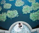 Couple Kiss Next to Pond