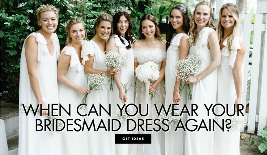 How to Wear Your Bridesmaid Dress Again
Article: How to Wear Your Bridesmaid Dress Again
Photography: Grant Daniels Photography
Read More:
http://www.insideweddings.com/news/fashion/how-to-wear-your-bridesmaid-dress-again/3355/ when can you wear your bridesmaid dress again find out