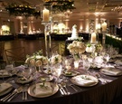 Candlelit Reception Ballroom in Chicago