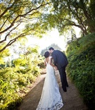 Bride and Groom Kiss
Photography: Mi Belle Photographers
Read More:
http://www.insideweddings.com/weddings/elegant-red-gold-wedding-in-malibu-california/366/ Bride in a Casablanca Bridal lace gown kisses groom in a dark suit