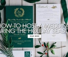 What You Need to Know About Getting Married Over the Holidays
Article: What You Need to Know About Getting Married Over the Holidays
Photography: Harwell Photography
Read More:
http://www.insideweddings.com/news/planning-design/what-you-need-to-know-about-getting-married-over-the-holidays/4615/ holiday season wedding tips and etiquette, invitation suites with forest green and gold