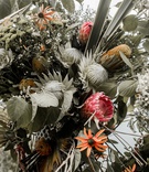 Colorful Ceremony Blooms with Nature
Photography: Lilly Red Creative
Read More:
http://www.insideweddings.com/weddings/daughters-of-simone-designers-summer-wedding-in-lake-como-italy/1218/ protea wedding flowers bright pink and orange flower decor at wedding ceremony boho chic