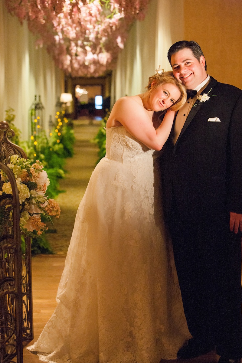 Bride in Lace Gown %26 Groom in Tux
Photography: Michael Carr Photography
Read More:
http://www.insideweddings.com/weddings/traditional-church-ceremony-forest-inspired-reception-in-houston/695/ Ashley Rovere and Lucas Mendez wedding portrait