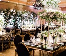 Black & Gold Décor for Luxury Wedding