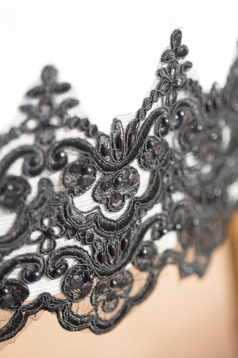 White Chair Sleeves with Black Detailing
Photography: Thisbe Grace Photography
Read More:
http://www.insideweddings.com/weddings/dramatic-wedding-shoot-inspired-by-alexander-mcqueen-chanel/749/ white chair sleeves with black embroidery detailing beading