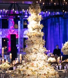 Towering Aspen Wedding Cake
Photography: John Cain Photography
Read More:
http://www.insideweddings.com/weddings/rustic-fall-nuptials-with-custom-details-in-beaver-creek-colorado/1204/ 11-foot tall wedding cake with aspen bark for tiers and fresh flowers in between