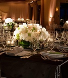 Two-Toned Tablescape
Photography: Elizabeth Solano
Read More:
http://www.insideweddings.com/weddings/seaside-wedding-at-the-resort-pelican-hill-newport-beach/394/ Charcoal grey linens and white floral centerpieces