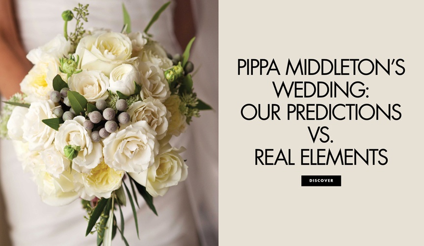 Our Predictions vs. Real Elements of Pippa Middleton's Wedding
Article: How Our Predictions Compare with Pippa Middleton's Wedding
Photography: Beale %26 Wittig
Read More:
http://www.insideweddings.com/news/celebrity-style/how-our-predictions-compare-with-pippa-middletons-wedding/3747/ predictions real facts elements pippa middleton wedding james matthews guesses dress royal