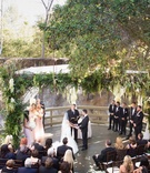 Ceremony in Front of Stone Waterfall
Photography: KLK Photography
Read More:
http://www.insideweddings.com/weddings/nature-inspired-alfresco-ceremony-tent-reception-at-malibu-ranch/811/ ceremony, oak room in calamigos ranch in malibu, ceremony in front of stone waterfall, large chuppah