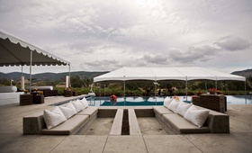 Poolside Couches
Photography: Apertura Photo
Read More:
http://www.insideweddings.com/weddings/persian-wedding-with-western-influence-in-napa-valley-california/255/ white couches next to swimming pool