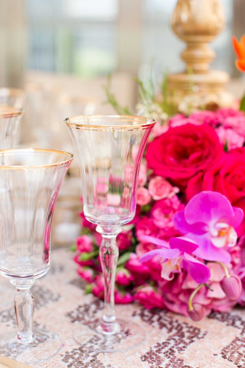 Gold-Rimmed Glasses
Photography: Thisbe Grace Photography
Read More:
http://www.insideweddings.com/weddings/fall-inspired-wedding-styled-shoot-featuring-bold-metallic-details/868/ gold rimmed glasses bold fall tablescape jewel tones wedding styled shoot reception decor