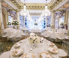White Florals in Reception Space