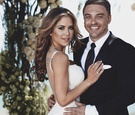 Brittney Palmer and Aaron Zalewski
