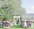 The First Steps to Planning a Destination Wedding
Article: The First Steps to Planning a Destination Wedding
Photography: Bottega53
Read More:
http://www.insideweddings.com/news/planning-design/the-first-steps-to-planning-a-destination-wedding/3972/ How to start planning a destination wedding ceremony and reception