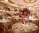 Gold Ballroom Reception Décor