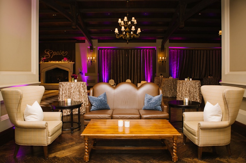 Reception Decor Photos Lounge Area By Dance Floor Inside Weddings