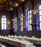 Historic Hotel Wedding Reception Hall
Photography: Maya Myers Photography
Read More:
http://www.insideweddings.com/weddings/classic-traditional-ceremony-striking-reception-in-new-york-city/1340/ high line hotel historic venue hall long reception tables low centerpiece chandeliers tall ceilings