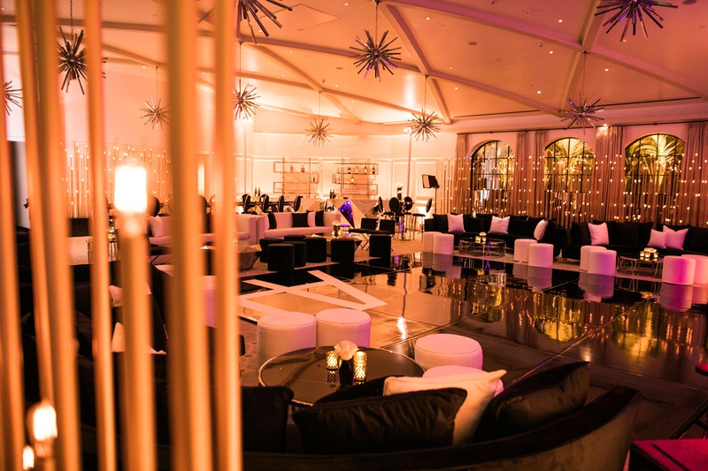 Ballroom for Dancing After Dinner
Photography: Samuel Lippke Studios
Read More:
http://www.insideweddings.com/weddings/tuscany-meets-rustic-california-outdoor-wedding-under-the-stars/1336/ wedding reception dancing ballroom black white furniture gold starburst chandelier mid century style