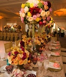 Vintage-Inspired Wedding Reception
Photography: Joe Buissink Photography
Read More:
http://www.insideweddings.com/weddings/vintage-seaside-wedding-at-the-ritz-carlton-in-california/320/ Colorful flower centerpieces on vintage wedding table