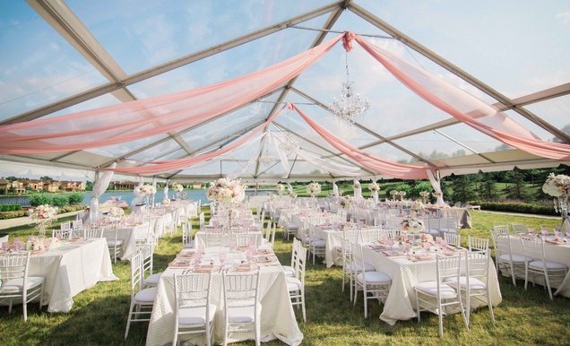 Catholic Ceremony + Romantic & Modern Outdoor Wedding ...