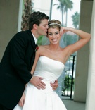 Bride and Groom Portrait
Photography: Epic Imagery
Read More:
http://www.insideweddings.com/weddings/jennifer-davis-and-ryan-bittle/43/ Groom kisses bride outside