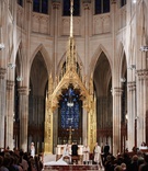 Cathedral Wedding in New York City
Photography: Christian Oth Studio
Read More:
http://www.insideweddings.com/weddings/traditional-cathedral-wedding-luxury-reception-in-new-york-city/1331/ bride and groom at altar new york city cathedral saint patrick's cathedral st pats