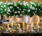 Tall Centerpiece with Hydrangeas & Roses