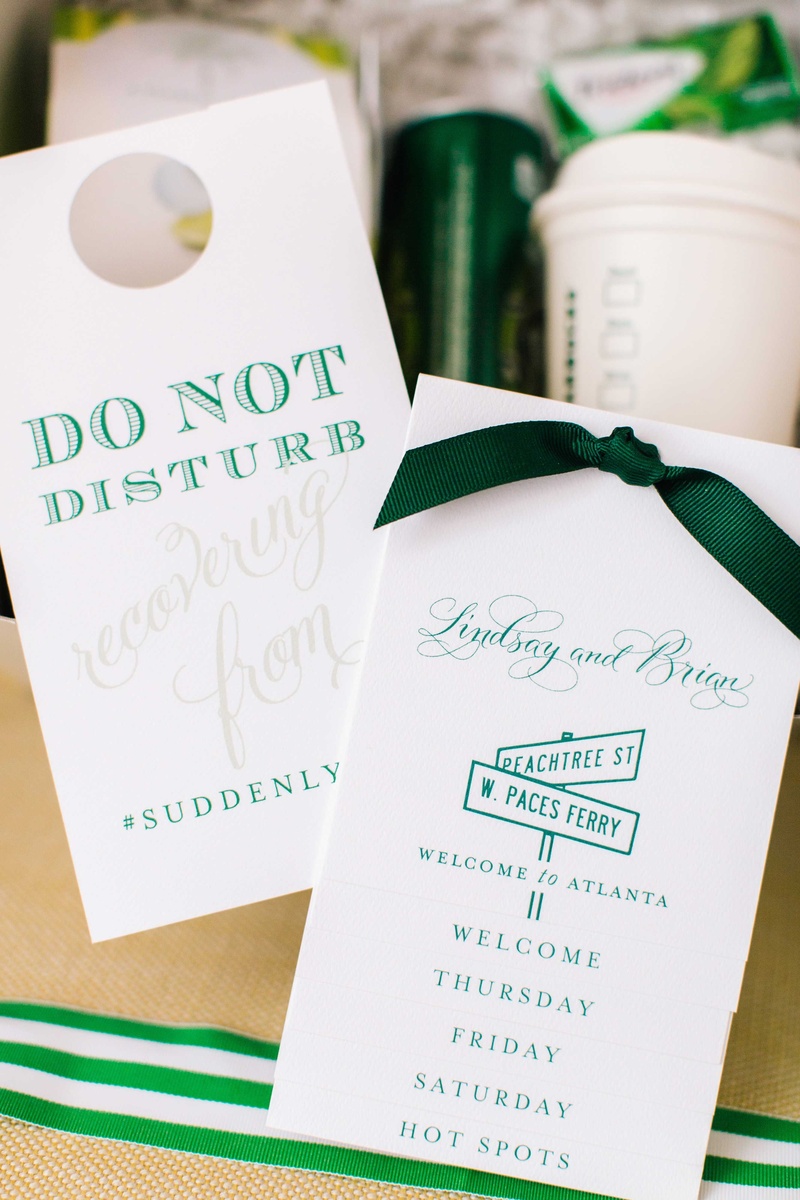 invitations more photos do not disturb sign welcome booklet