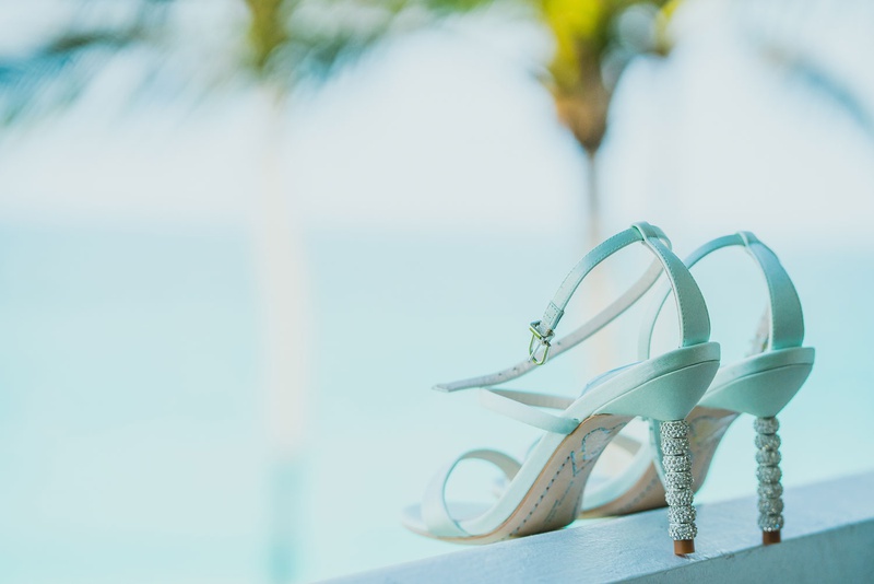 Shoes with Crystal Heels
Photography: LuvRox Photography
Read More:
http://www.insideweddings.com/weddings/luxurious-destination-wedding-at-the-ocean-club-in-the-bahamas/1324/ stuart weitzman white bridal shoes with crystal detailed heels