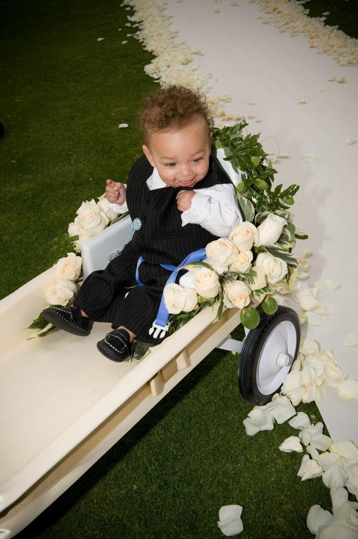 Flower Girls & Ring Bearers Photos Ring Bearer Wagon Inside Weddings