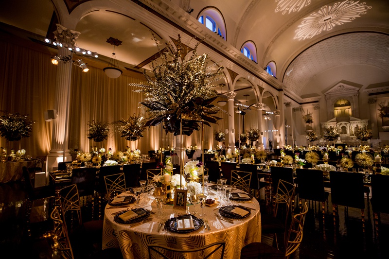 Art Deco Reception at Vibiana
Photography: Laura Grier of Beautiful Day Photography
Read More:
http://www.insideweddings.com/weddings/glamorous-art-deco-inspired-wedding-in-downtown-los-angeles/1162/ vibiana wedding reception black and gold art deco