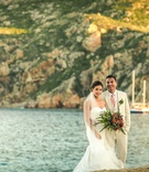 Bride and Groom in Front of Ocean
Photography: Juan Carlos Tapia Photography
Read More:
http://www.insideweddings.com/weddings/rustic-destination-wedding-with-touching-details-on-beach-in-mexico/801/ a bride and groom in full wedding attire in front of the pacific ocean in cabo san lucas mexico