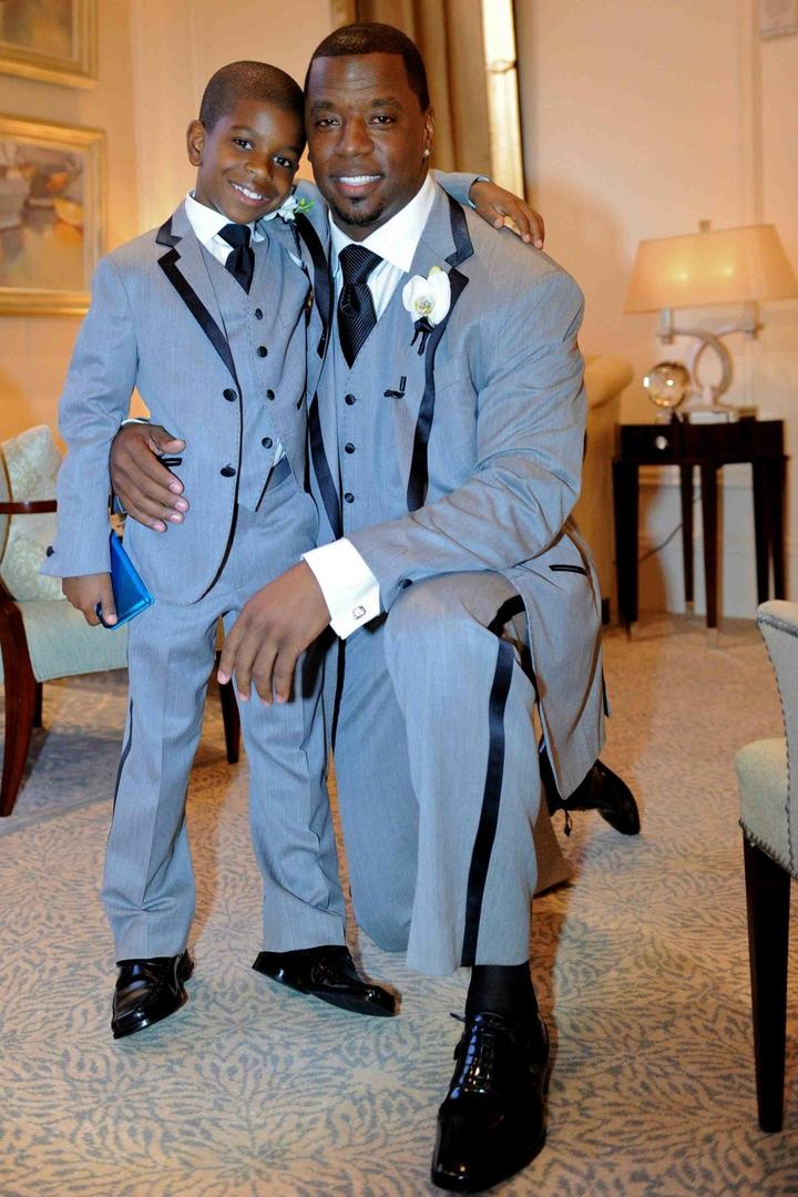 Flower Girls & Ring Bearers Photos - Kordell Stewart and His Son