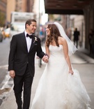 Strapless Ball Gown %26 Tuxedo with Bow Tie
Photography: Ira Lippke Studios
Read More:
http://www.insideweddings.com/weddings/high-school-sweethearts-say-i-do-at-the-plaza-in-new-york-city/914/ Bride in Vera Wang wedding dress and groom in tuxedo bow tie at The Plaza Hotel in New York City