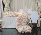 Floral Runner Drapes to Floor