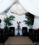 Bungalow Wedding Tent
Photography: Dara Blakeley Photography
Read More:
http://www.insideweddings.com/weddings/a-sweet-beachy-north-carolina-celebration/267/ Beach wedding lounge area in white cabana tent