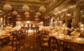 Luxurious White + Gold Ballroom Wedding
Photography: Alain Martinez Photography
Read More:
http://www.insideweddings.com/weddings/opulent-luxury-wedding-with-white-gold-color-scheme-in-palm-beach/1375/ wedding reception the mar-a-lago club opulent luxury ballroom chandelier serpentine table oval back
