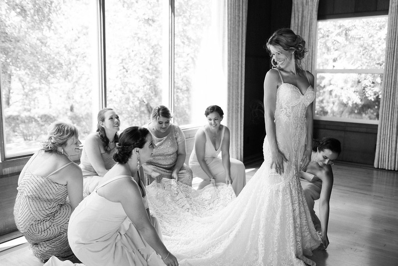 Black and White Photo of Bridesmaids Helping Bride, Dress
Photography: Katie Shuler Photography
Read More:
http://www.insideweddings.com/weddings/rustic-chic-outdoor-wedding-at-a-winery-in-northern-california/945/ black and white photo bridesmaids helping bride berta wedding dress ready