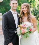 Newlyweds After Ceremony
Photography: Angel Canary Photography
Read More:
http://www.insideweddings.com/weddings/alfresco-garden-ceremony-tented-reception-with-vibrant-florals/1027/ bride in vera wang lindsey dress and vera wang veil, groom in armani suit
