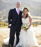 The Bride and Groom
Photography: Chrisman Studios
Read More:
http://www.insideweddings.com/weddings/a-facebook-executives-rustic-elegant-northern-california-wedding/470/ Man wearing three-piece suit and woman in wedding dress
