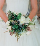 Natural Freshly-Picked Bouquet
Photography: John Solano Photography
Read More:
http://www.insideweddings.com/weddings/outdoor-courtyard-wedding-at-ojai-valley-inn-spa/143/ Bride holds natural loose wildflower bouquet