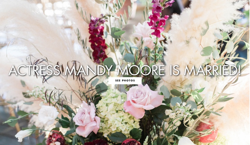 Mandy Moore and Taylor Goldsmith are Married!
Article: Mandy Moore and Taylor Goldsmith Are Married!
Photography: Hello Blue Photo
Read More:
http://www.insideweddings.com/news/celebrity-style/mandy-moore-and-taylor-goldsmith-are-married/4585/ Mandy Moore and Taylor Goldsmith are married see the wedding photos