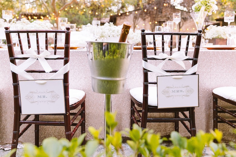 Reception Decor Photos Mr Mrs Signs Inside Weddings
