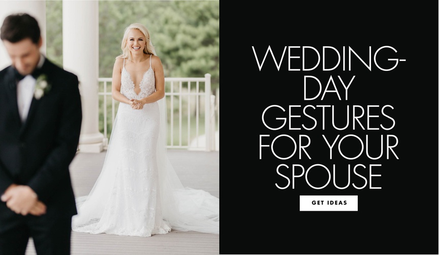 What to Do for Your Spouse on Your Wedding Day
Article: What to Do for Your Spouse on Your Wedding Day
Photography: The Hickenloopers
Read More:
http://www.insideweddings.com/news/planning-design/what-to-do-for-your-spouse-on-your-wedding-day/4473/ wedding day gestures for you to do for your future spouse on the wedding day