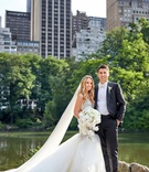 Allyson Fernandez %26 James Blauvelt
Photography: Christian Oth Studio
Read More:
http://www.insideweddings.com/weddings/traditional-cathedral-wedding-luxury-reception-in-new-york-city/1331/ bride in galia lahav wedding dress and cathedral veil with groom in white bow tie new york city