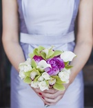 Purple and Green Bouquet
Photography: lunaphoto
Read More:
http://www.insideweddings.com/weddings/organic-oceanside-wedding-in-malibu-california/350/ Bridesmaid holding nosegay of flowers